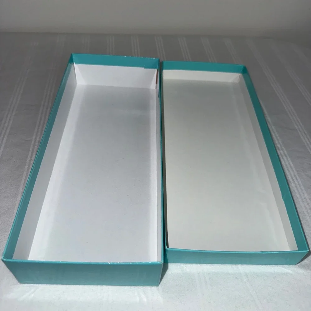Tiffany & Co Large Rectangular Blue Jewelry Gift Box 9.5x4x2 Replacement Storage